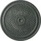 Ekena Millwork Trinity Ceiling Medallion (Fits Canopies up to 3"), 22"OD x 1 3/4"P, Athenian Green Crackle CM22TNAGC - alternate 1